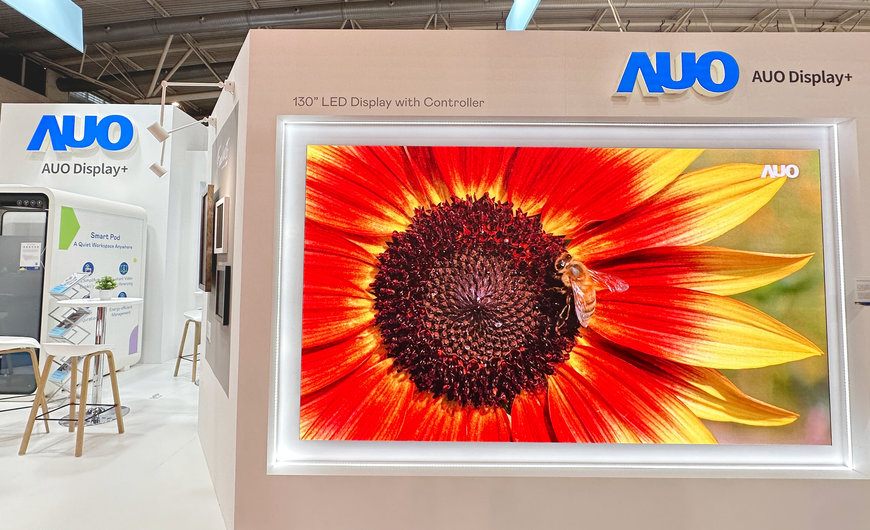 AUO Display Plus stellt auf der ISE ‘23 zukunftsorientierte Smart- Enterprise-Lösungen aus